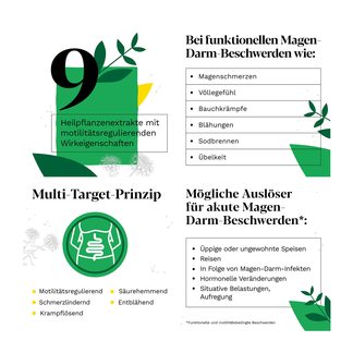 Grafik Iberogast Classic - bei akuten Magen-Darm-Beschwerden Eigenschaften