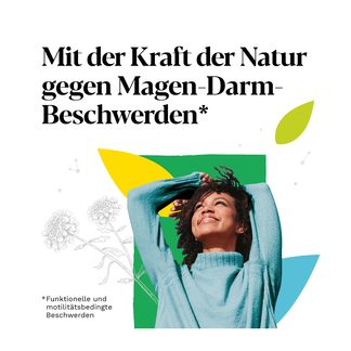 Grafik Iberogast Classic - bei akuten Magen-Darm-Beschwerden mit der Kraft der Natur gegen Magen-Darm-Beschwerden