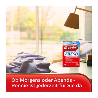 Grafik Rennie Fresh Kautabletten Einnahmezeitpunkt