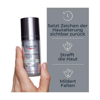 Grafik Eucerin Hyaluron-Filler Epigenetic Serum Wirkung