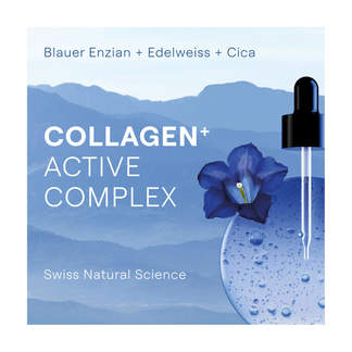 Grafik Weleda Anti-Falten Augen & Lippen Blauer Enzian & Edelweiß Mit Collagen+ Activ-Complex