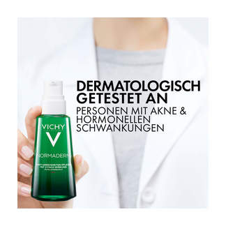 Grafik Vichy Normaderm Phytosolution Anti-Unreinheiten-Pflege Dermatologisch getestet