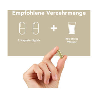 Grafik Fermentura BlasenVital Kapseln Einnahmeempfehlung