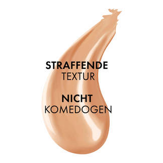 Grafik Vichy Liftactiv Flexiteint Gold (45) Straffende Textur. Nicht komedogen.