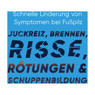 Grafik Lamisil Creme Schnelle Linderung von Symptomen von Fußpilz