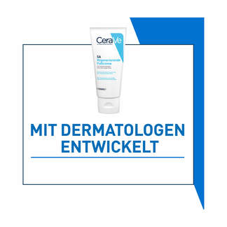 Grafik CeraVe SA Regenerierende Fußcreme Mit Dermatologen entwickelt