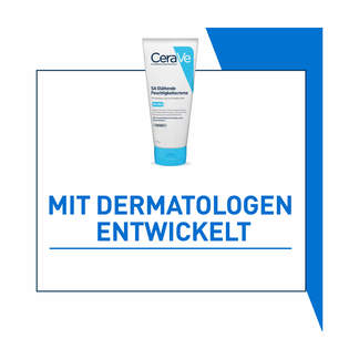 Grafik CeraVe SA Glättende Feuchtigkeitscreme Mit Dermatologen entwickelt