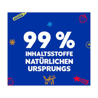 Grafik Wick Husten-Sirup Natura für Kinder 99% Inhaltsstoffe natürlichen Ursprungs