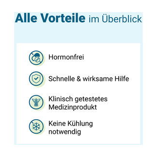 Grafik Döderlein Vaginalkapseln Produktvorteile