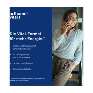 Grafik Orthomol Vital F 30 Granulat/Kapseln Kombipackung Vital-Formel für mehr Energie*