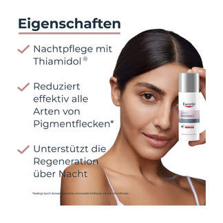 Grafik Eucerin Anti-Pigment Nachtcreme Produkteigenschaften