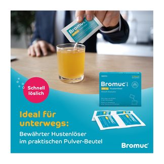 Grafik Bromuc akut 600 mg Hustenlöser ideal für unterwegs