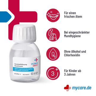 Infografik Octenident Mundspüllösung Eigenschaften