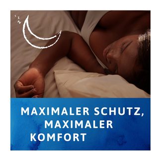 Grafik TENA Lady Discreet Maxi Night Inkontinenz Einlagen maximaler Schutz, maximaler Komfort