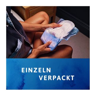 Grafik TENA Lady Discreet Maxi Night Inkontinenz Einlagen einzeln verpackt