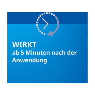 Grafik Flurbiprofen Stada 8,75 mg/Dosis Spray Wirkt ab 5 Minuten nach der Anwendung