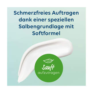 Grafik Multilind Heilsalbe Schmerzfreies Auftragen dank einer speziellen Salbengrundlage mit Softformel