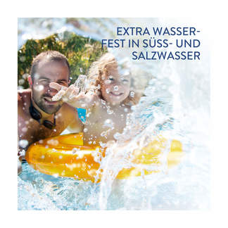 Grafik Cetaphil SUN Kids Liposomale Lotion SPF 50+ Sonnenschutz Extra wasserfest in Süß- und Salzwasser