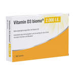 Vitamin D3 biomo 2.000 I.E. Kapseln 60 St