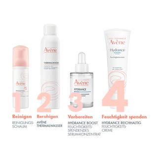 Avene Hydrance REICHHALTIG Feuchtigkeitscreme Pflegeroutine