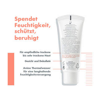 Grafik Avene Hydrance UV Feuchtigkeitscreme Produktmerkmale