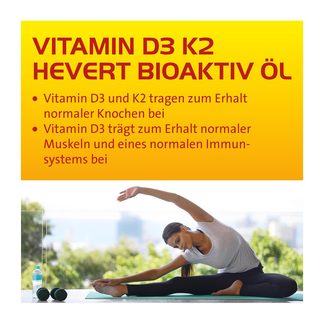 Grafik Vitamin D3 K2 Hevert Bioaktiv Öl Eigenschaften