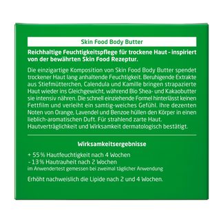 Weleda Skin Food Body Butter Rückseite