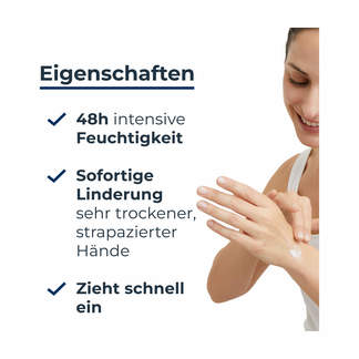 Grafik Eucerin UreaRepair Plus Handcreme 5 % Produkteigenschaften