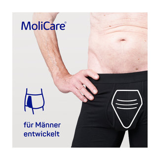 Grafik MoliCare Premium Men Pad 2 Tropfen Für Männer entwickelt