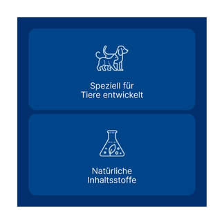 Grafik Nurexan ad us. vet. Tabletten Speziell für Tiere entwickelt. Natürliche Inhaltsstoffe.