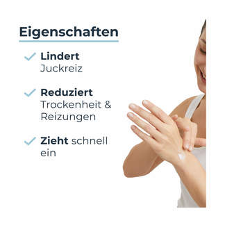 Grafik Eucerin AtopiControl Hand Intensiv-Creme Produkteigenschaften