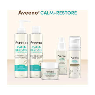 Grafik Aveeno CALM+RESTORE Produktsortiment