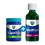 Spar-Set: WICK MediNait 180 ml + VapoRub 100 g 1 St