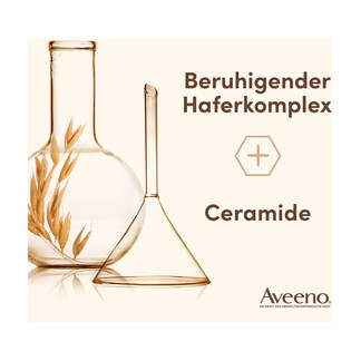 Grafik Aveeno Dermexa Emollientien Duschcreme Beruhigender Haferkomplex und Ceramide