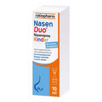 NasenDuo Nasenspray Kinder ratiopharm 10 ml