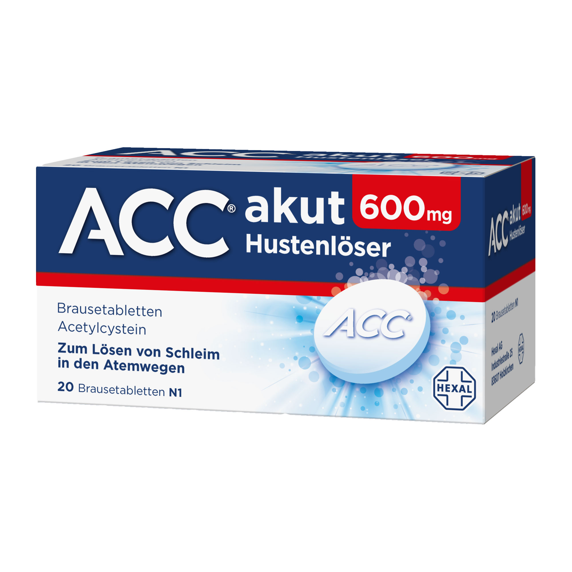 Acc Akut 600 Hustenlöser Brausetabletten - None