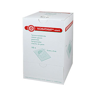 Nobatamp-Steril Tamponadebinde 5 Cmx5 M - None