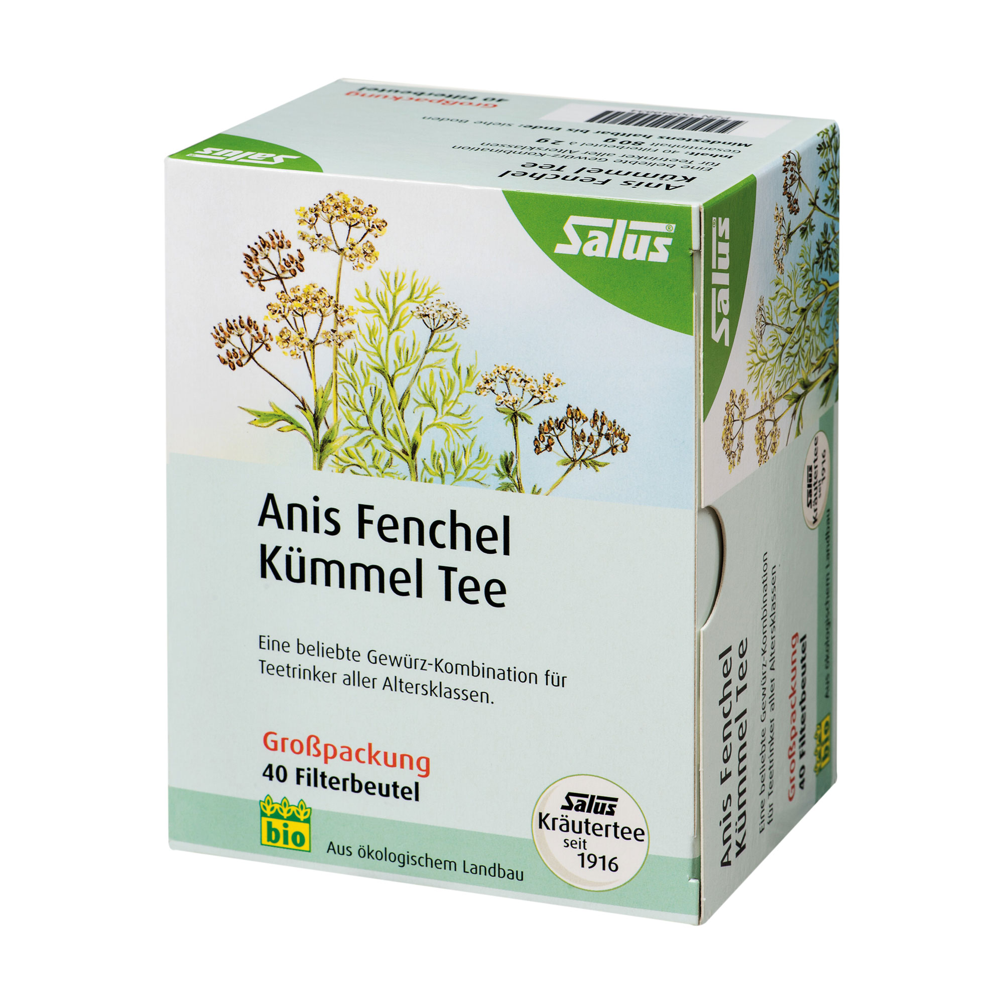 Anis Fenchel Kümmel Tee Salus Filterbeutel