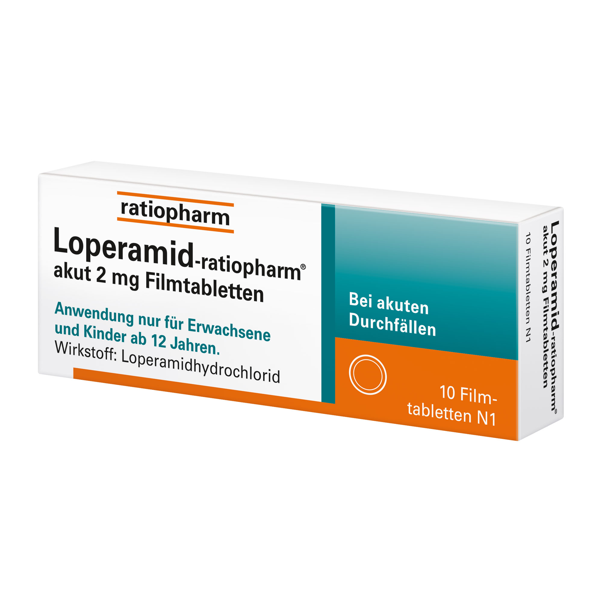 Loperamid-Ratiopharm Akut 2 Mg Filmtabletten - None