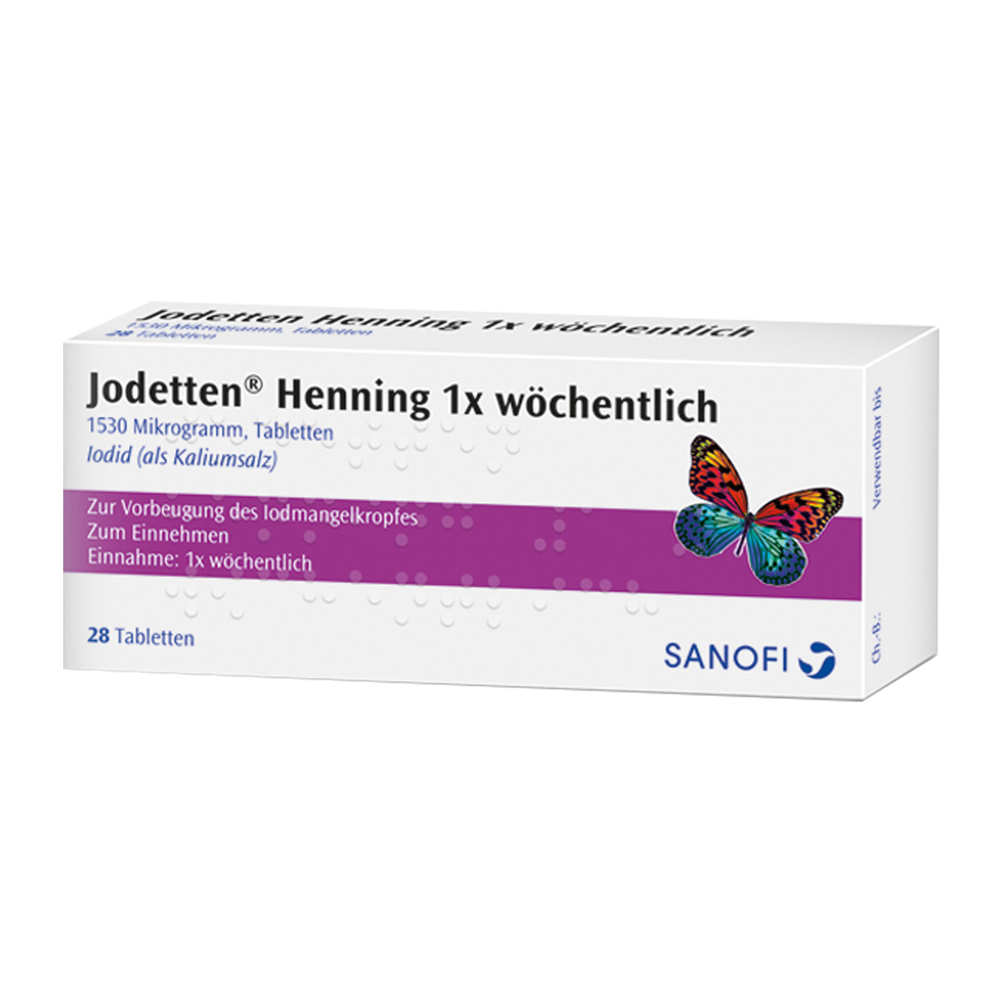 Jodetten Henning 1X Wöchentlich Tabletten - None