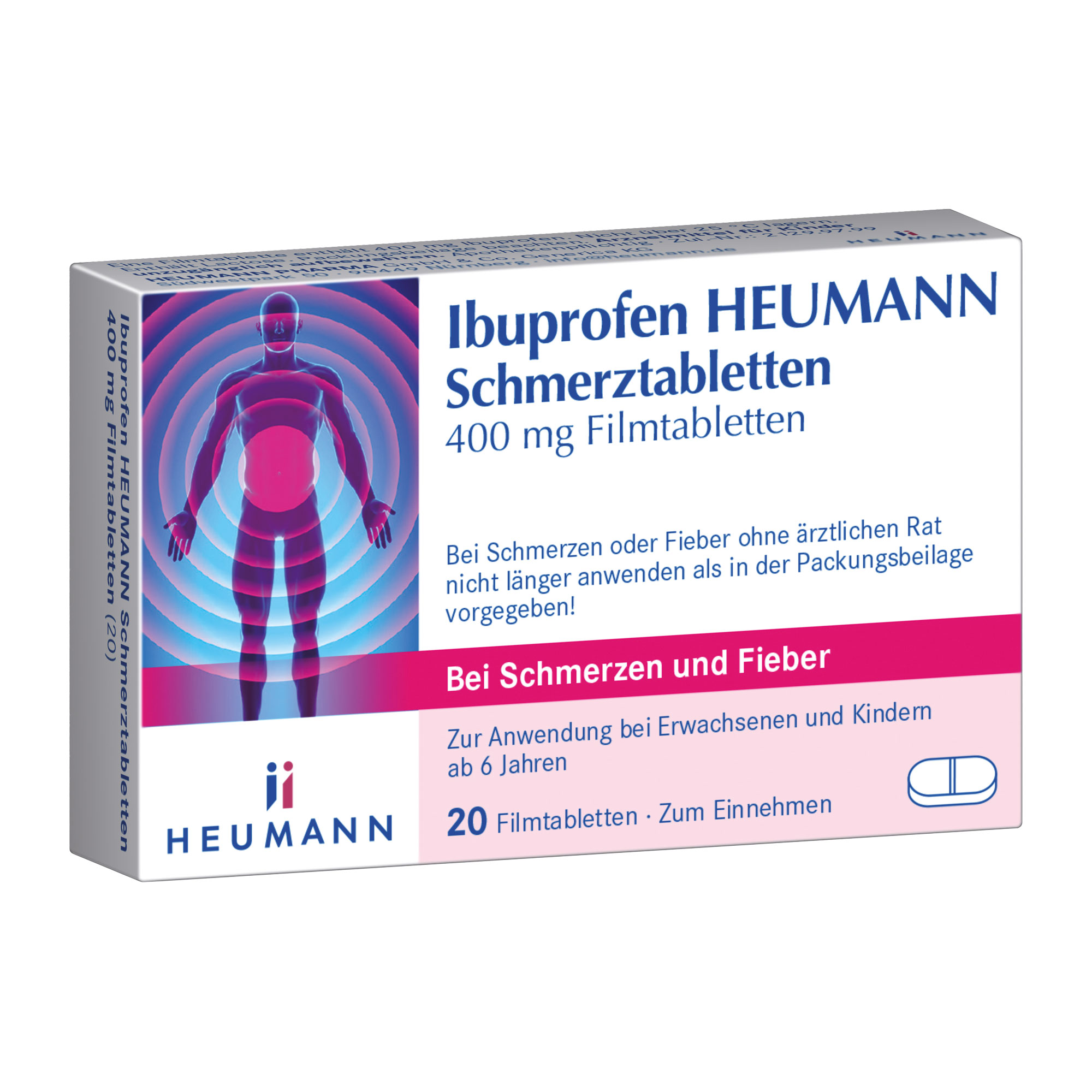 Ibuprofen Heumann Schmerztabletten 400 Mg - None