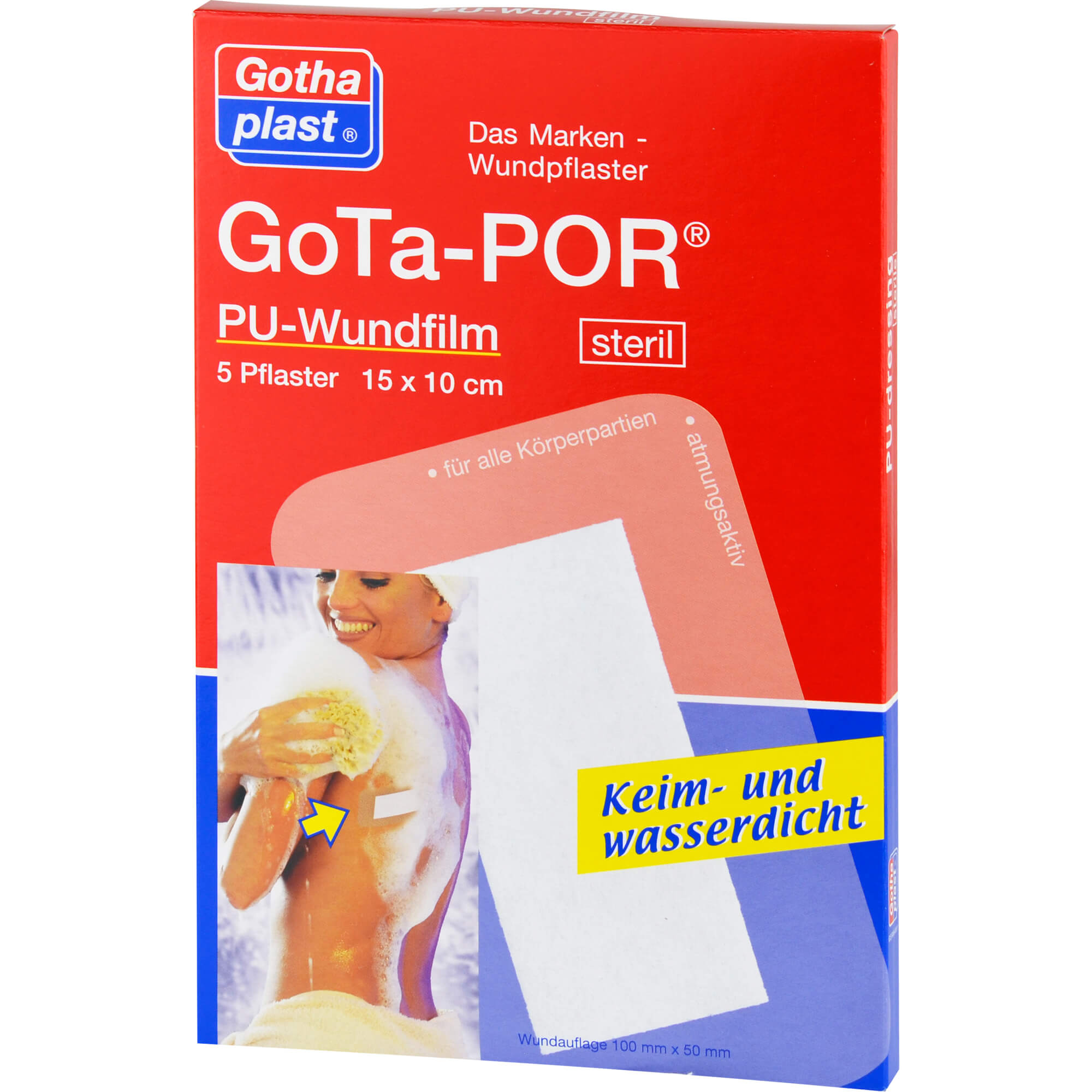 Gota-Por Pu Wundfilm 15X10 Cm Steril Pflaster - None