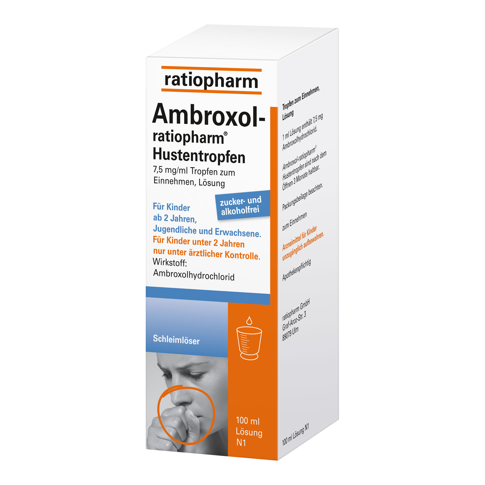 Ambroxol-Ratiopharm Hustentropfen - None