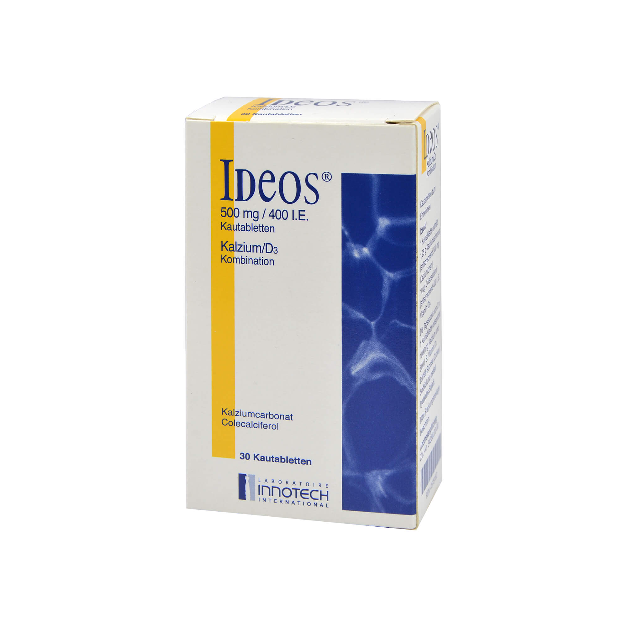 Ideos 500 Mg/400 I.E. Kautabletten - None