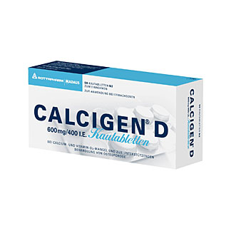 Calcigen D 600 Mg/400 I.E. Kautabletten - None