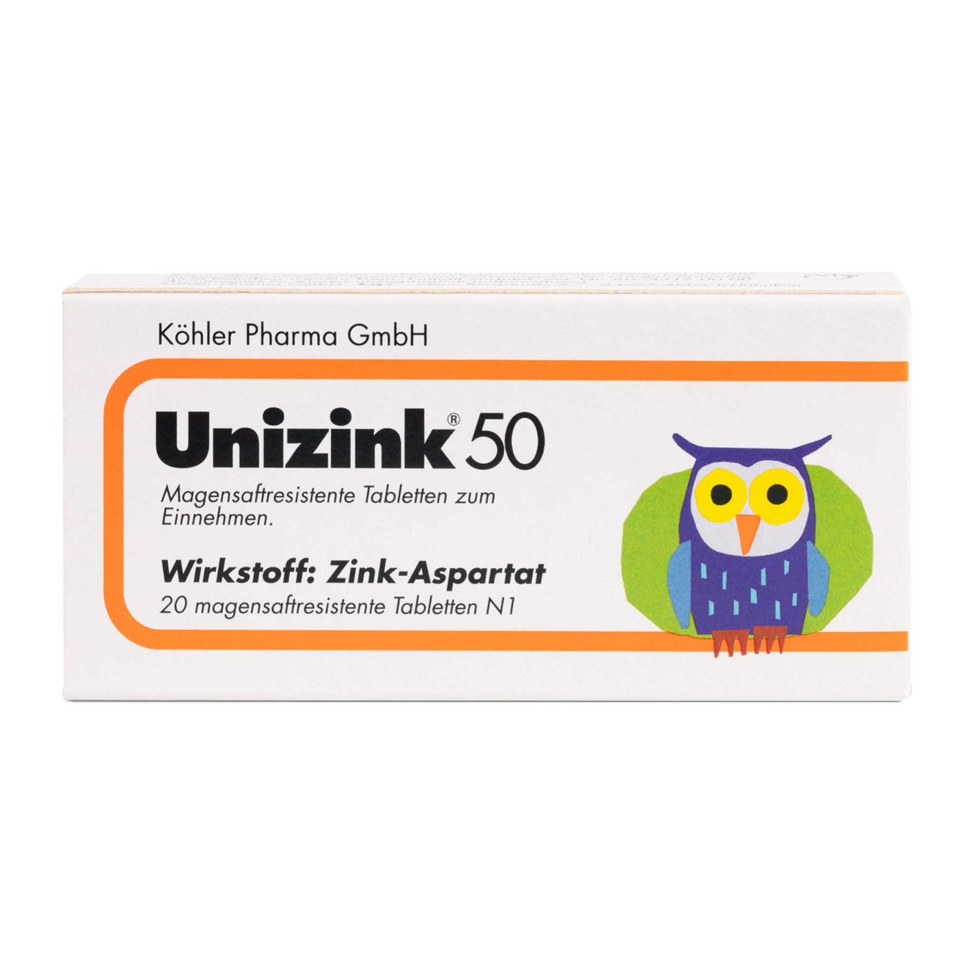 Unizink 50 Magensaftresistente Tabletten - None