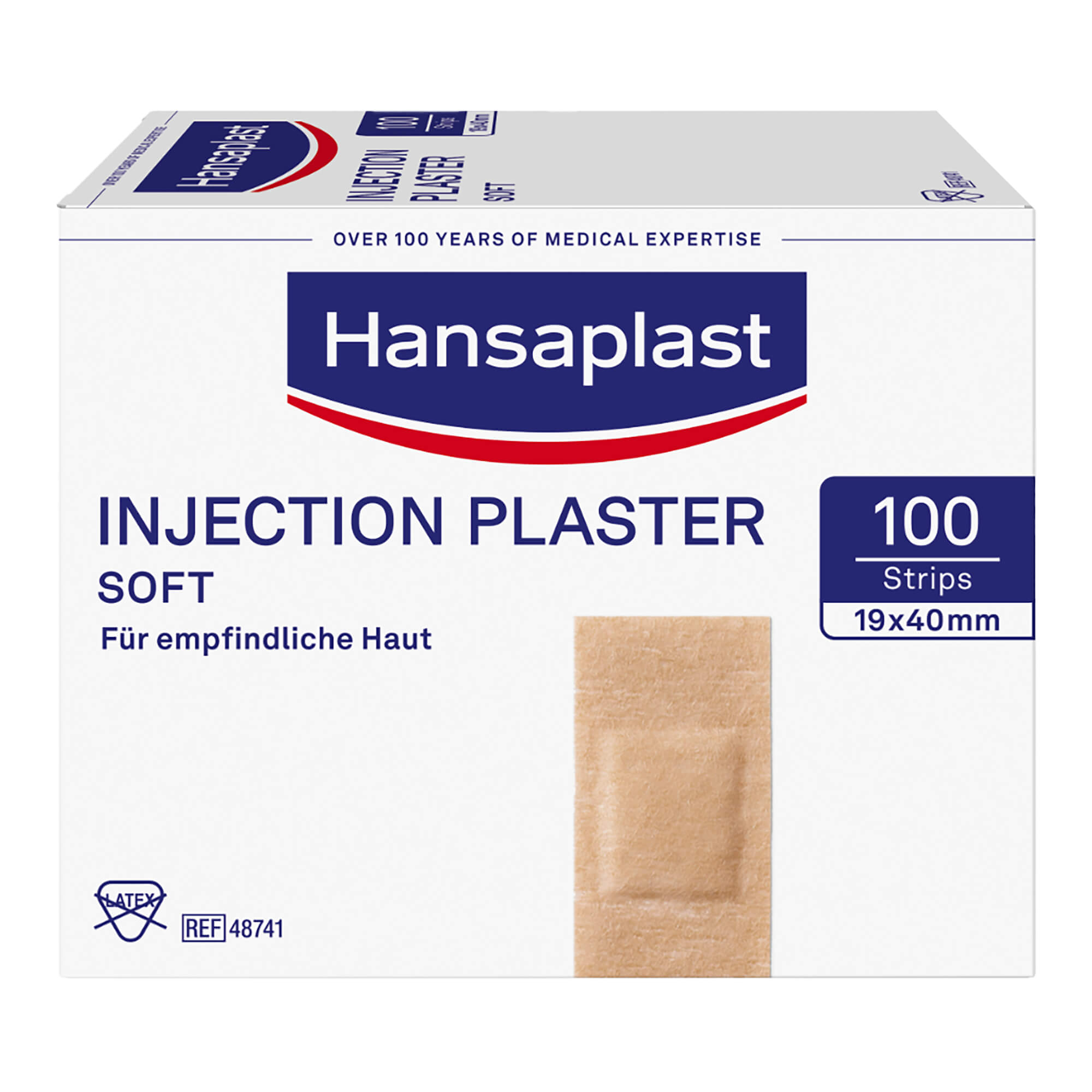 Hansaplast Soft Injektionspflaster 1,9X4 Cm - None