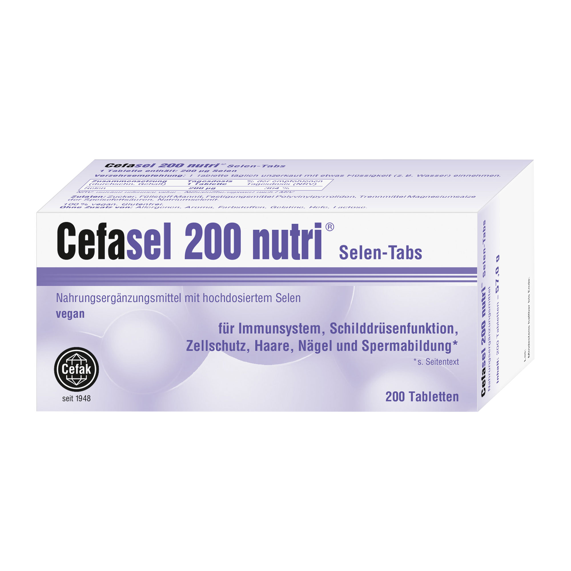 Cefasel 200 Nutri Selen-Tabs - None