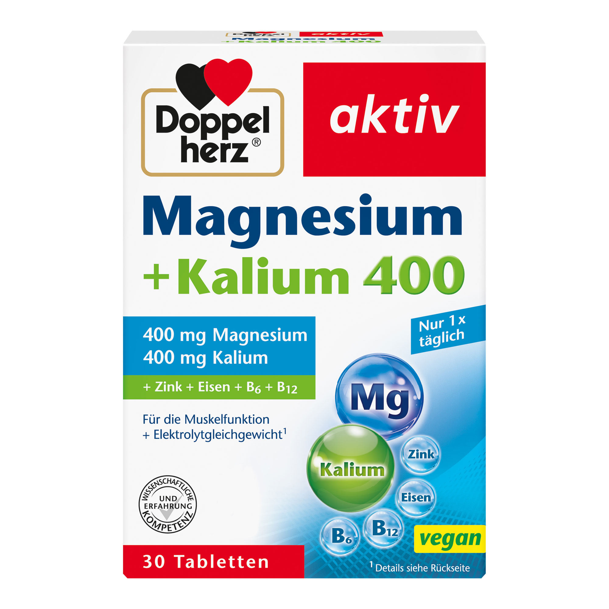 Doppelherz Aktiv Magnesium 400 + Kalium - None