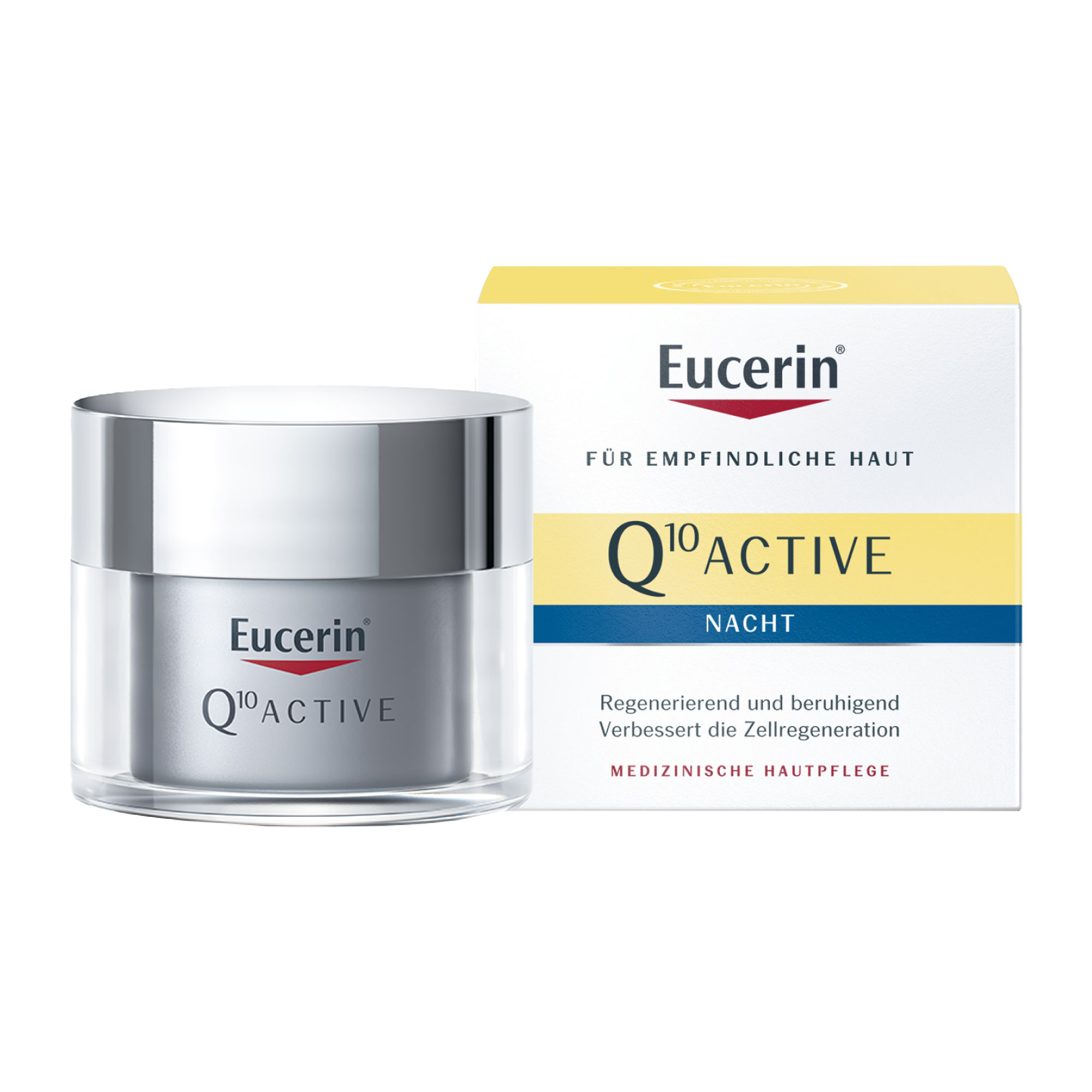 Eucerin Q10 Active regenerierende Nachtcreme gegen Falten 50 ml